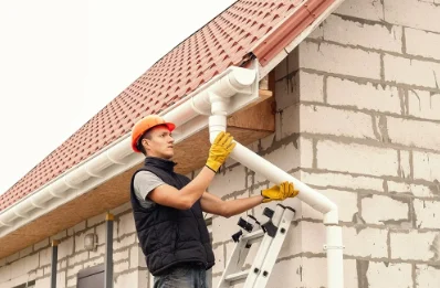 Pose et remplacement de gouttières à Dialan sur Chaîne